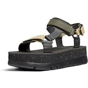 Camper, Schoenen, Dames, Zwart, 36 EU, Leer, Verhoog je zomerse stijl met Oruga Up-sandalen