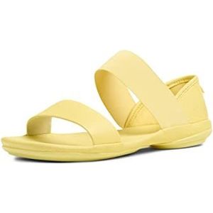 Camper Dames Right Nina Flat Sandal, Lt/Pastel Yellow, 38 EU, Lt Pastel Geel, 38 EU