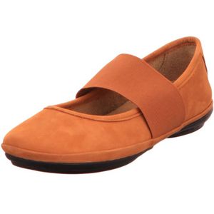 Camper Dames Right Nina 21595 Mary Jane Flat, Bruin 223, 39 EU