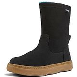 Camper - Kido - Kuitlaarzen - Zwart - Nubuck - Uitneembare Voetbedden