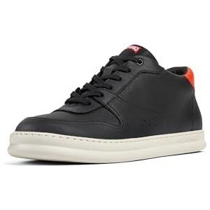 Camper - Runner Four - Bruingrijze Enkellaars - Leren Schoen - EVA-zool