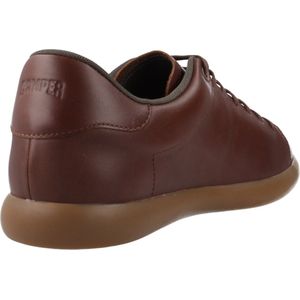 Sneakers - Leren Schoenen - Met Vetersluiting - Rond Neus - Voor Elke Dag