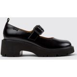 Camper - Milah - Ballerina - Zwart - Blokhak - Leer