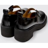 Camper - Milah - Ballerina - Zwart - Blokhak - Leer