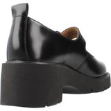 Camper - Milah - Ballerina - Zwart - Blokhak - Leer