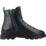 Veterlaarsjes - Brutus - Effen - Leer - Blokhak - Middelhoge Hak