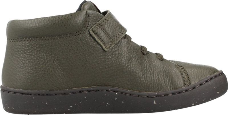 Camper - Peu Touring - Basket Bootie - Donkergroen - 100% Rundleer