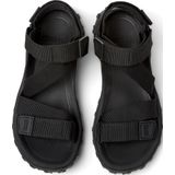 Camper - Platte Sandalen - Zwart - Polyester