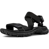 Camper - Platte Sandalen - Zwart - Polyester