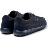 Veterboots - Marineblauw - 58% Stof - 42% Rundleer - 63% Varkensleer