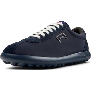 Veterboots - Marineblauw - 58% Stof - 42% Rundleer - 63% Varkensleer