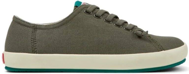 Camper - Peu Rambla Vulcanizado - Herensneakers - Middengroen - Zwart Leer