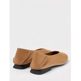 Ballerina - Effen - Leer - Slip-on - Wide Fit
