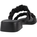 Muiltjes - Dana - Effen - Textiel - Open Toe - Platte Hak