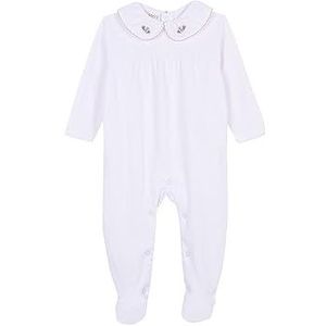 Gocco Pijama Con Cuello Bordado Pyjamaset, Blanco OPTICO, regular, Blanco Optico, Eén maat