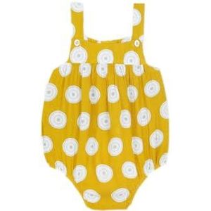 Gocco Ranita bedrukte jurk, lichtoranje, normale uniseks babykleding