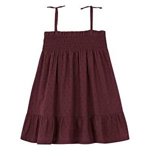Gocco jurk plumeti aubergine meisje, Aubergine, 11-12 Jaren