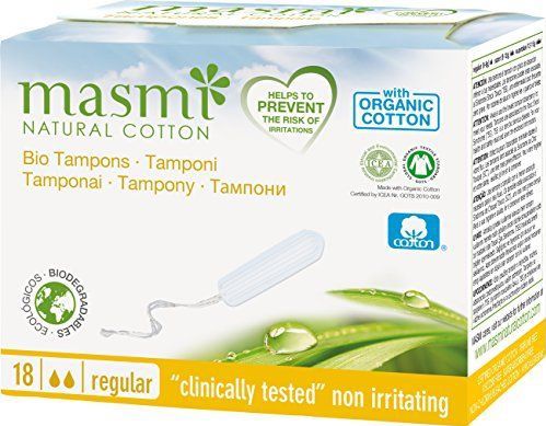 Masmi Wegwerptampons zonder applicator, normaal (18 stuks)