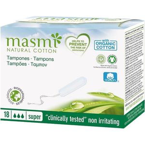 Tampons - Hypoallergeen - 100% Biologisch Katoen - Klinisch Getest