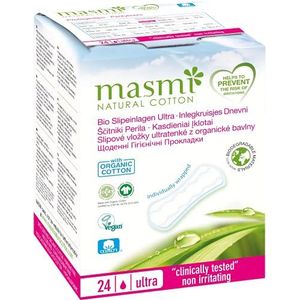 Masmi - Biologische Inlegkruisjes - Ultradun - 24 Stuks