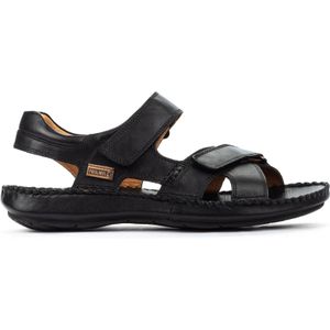 Pikolinos - 06J-5818 Sandalen - Zwart - Leer - Klittenband - Casual