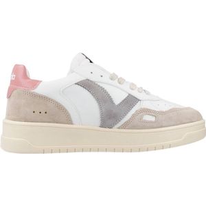 Victoriavoor - Sneakers - Wit - Leer - Casual Trainers