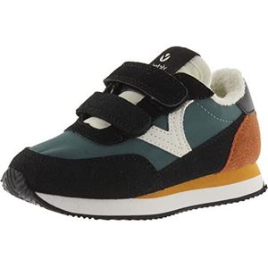 victoria Unisex Kids 1137102-KIDS Low-Top VICTORIA MULTICOLOR NYLON LOW TENNIS ASTRO KIDS & STRAPS PETROLEO 26