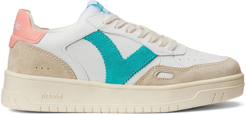Niedrige Sneakers mit Ledereffekt für Damen Victoria