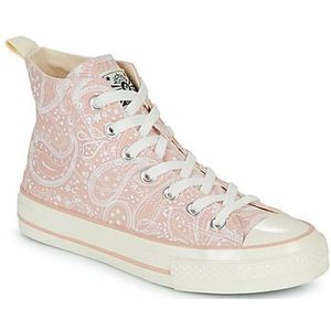 Victoria Tribu Bandana Canvas Mid Boot & Retro Logo & Shiny Finish Sole 1057102 for Women NUDE 38