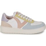 Victoria - Dames - Sneakers - Wit - Pastelkleuren - Leder
