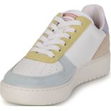 Victoria - Dames - Sneakers - Wit - Pastelkleuren - Leder