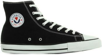 Victoria Tribu Unisex Canvas Mid Boot & Rubber Toe 106500 for Kids NEGRO 22