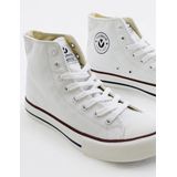 Victoria Tribu Unisex Canvas Mid Boot & Rubber Toe 106500 for Kids BLANCO 26