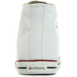 Victoria Tribu Unisex Canvas Mid Boot & Rubber Toe 106500 for Kids BLANCO 26