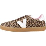 Sneakers - BERLÍN - Dierenprint - Leer/Suède - Platte Hak