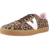 Sneakers - BERLÍN - Dierenprint - Leer/Suède - Platte Hak