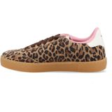 Sneakers - BERLÍN - Dierenprint - Leer/Suède - Platte Hak