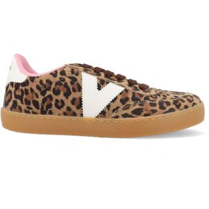 Sneakers - BERLÍN - Dierenprint - Leer/Suède - Platte Hak