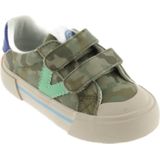Victoria - Tribu Tiras Lona Prints - Sneakers - Kaki - Textiel
