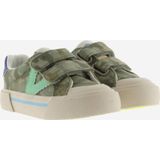 Victoria - Tribu Tiras Lona Prints - Sneakers - Kaki - Textiel