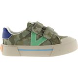Victoria - Tribu Tiras Lona Prints - Sneakers - Kaki - Textiel