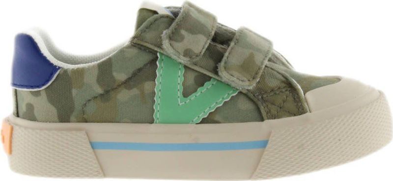 Victoria - Tribu Tiras Lona Prints - Sneakers - Kaki - Textiel