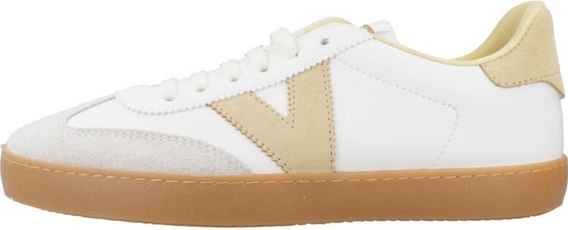 Victoria - Baskets - Imitatieleer - Meisjesschoenen - Kleur: Wit