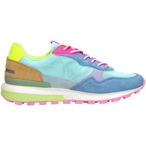 Victoria - Dames Sneaker - Azul - Multicolor - Textiel