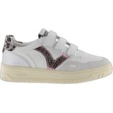 Victoria - Seul Velcro - Sneakers - Wit/blauw - Dames