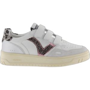 Victoria - Seul Velcro - Sneakers - Wit/blauw - Dames