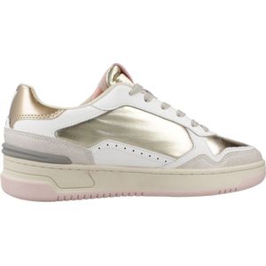 Victoria - C80 Sneakers - Wit/Goudkleur - Leer