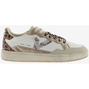 Victoriavoor - 8806109 Smash Animal Mix - Sportschoenen - Beige - Leer