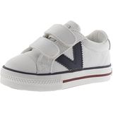 Victoria - Sneaker - Witte - Canvas - Velcro - Bumperneus