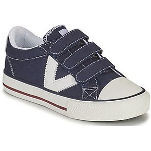 Victoria Tribu Unisex Canvas Low Tennis & Contrast Logo & Straps 1065163 for Kids MARINO 22